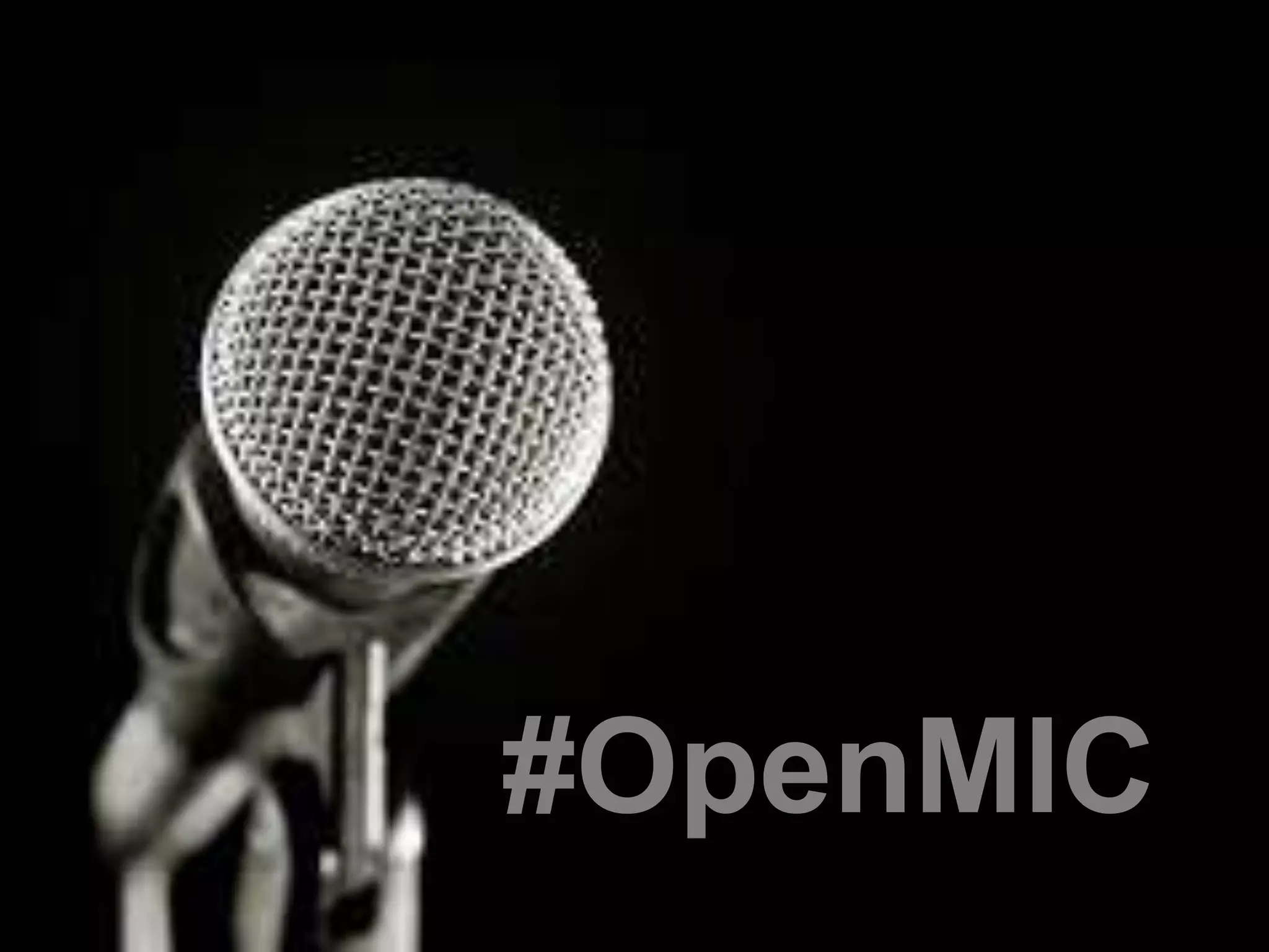#OpenMIC 
 