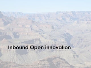 Inbound Open innovation
16
 