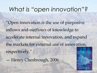 Leveraging Open Innovation