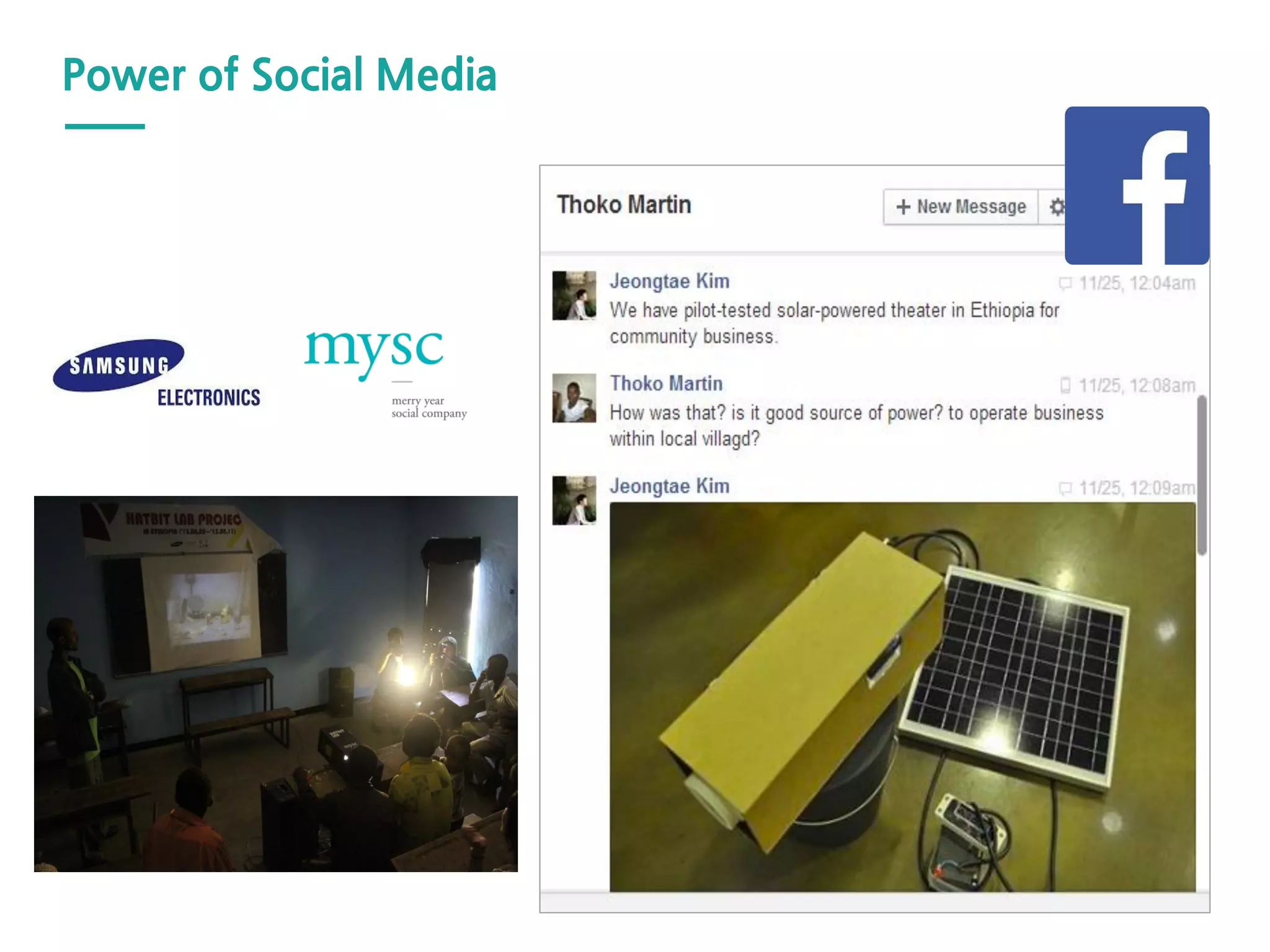 Power of Social Media
 