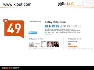www.klout.com
 
