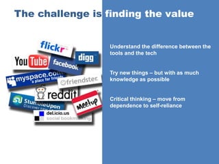  Constant change – new innovative tools every day!Sitting on the sidelines is not optional.Competition has an extremely low barrier to entry