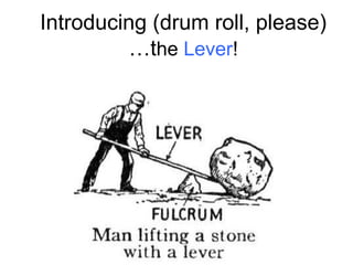 Introducing (drum roll, please)
…the Lever!
 