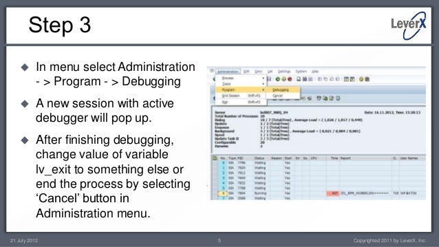 sap workflow administrator leverx abap essentials debugging sap workflow sap workflow administrator leverx abap essentials debugging sap workflow