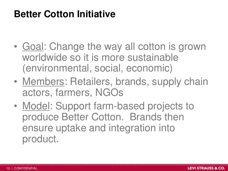 levis better cotton initiative