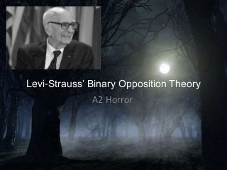 Levi-Strauss’ Binary Opposition Theory
A2 Horror
 