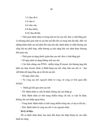 Luận án: Điều trị các tổn thương tạng rỗng bằng phẫu thuật nội soi | PDF