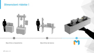 @MaCh_3D
Dimensioni ridotte !
Macchina a basamento Macchina da banco
 