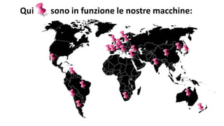 Qui sono in funzione le nostre macchine:
 