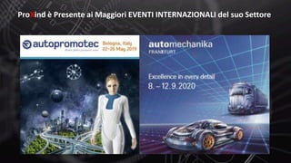 ProXind è Presente ai Maggiori EVENTI INTERNAZIONALI del suo Settore
 