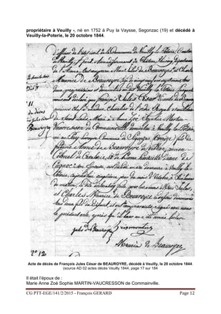 Le village de Veuilly