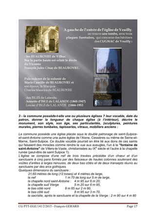 Le village de Veuilly