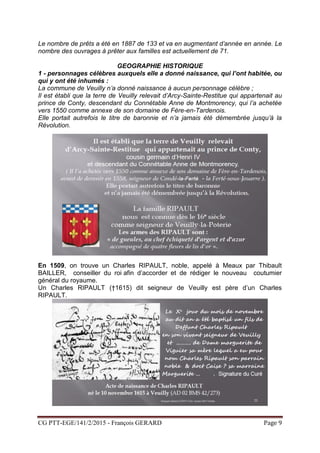 Le village de Veuilly