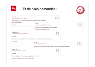 … Et de nlles demandes !




14	
  
 