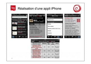 Réalisation d’une appli iPhone




15	
  
 
