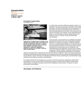 Levine jeffrey preventive conservation DOC