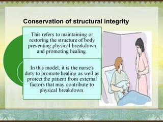 Conservation of structural integrity 
 