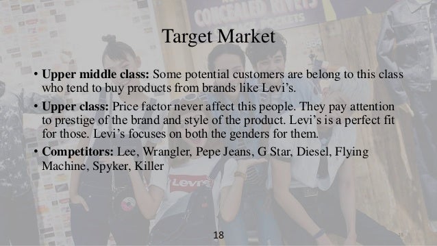 levi strauss target market