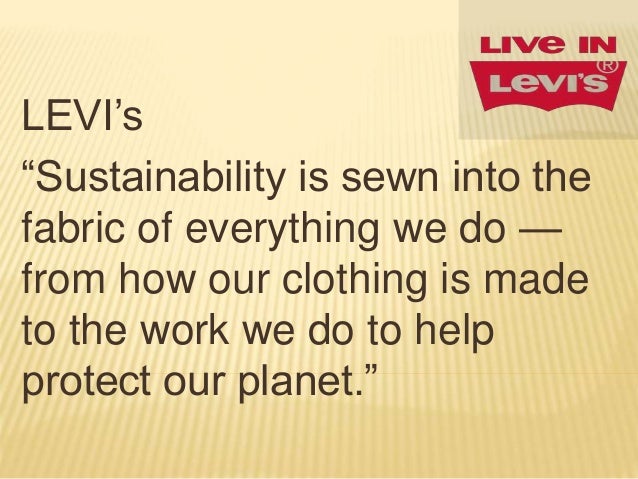 Levis CSR Practices