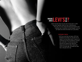 Levi's brand book
