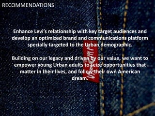 Levis Brand Management & Expansion Strategy