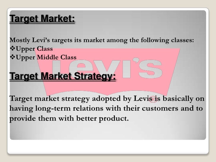 levi's target market