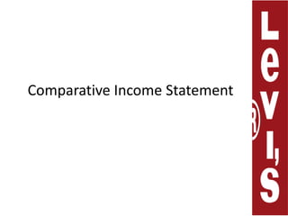 Comparative Income Statement