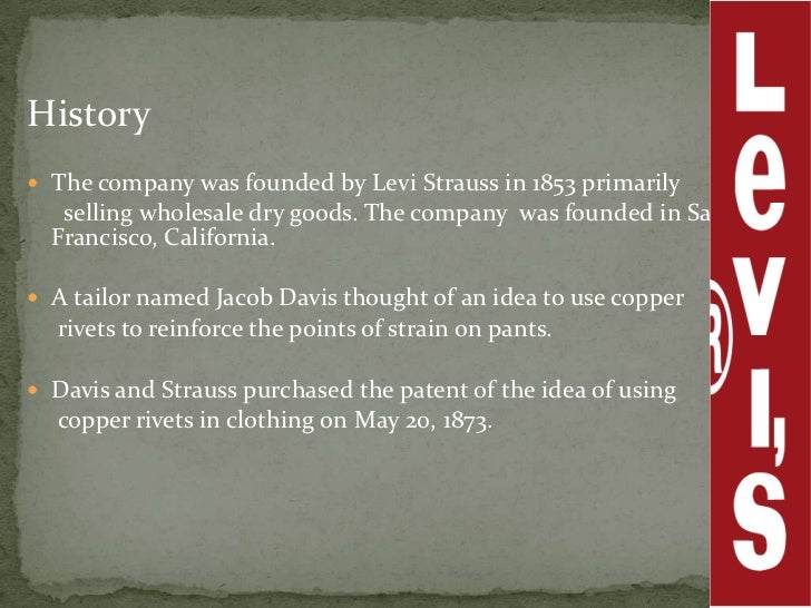 levi strauss timeline