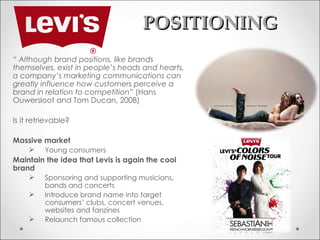 Levi's IMC analysis