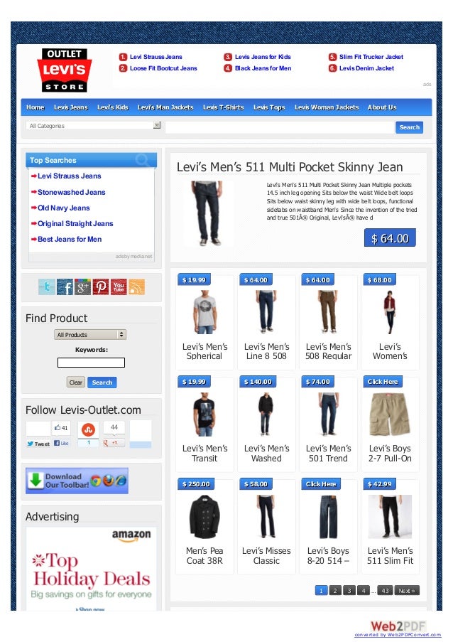 levi strauss website