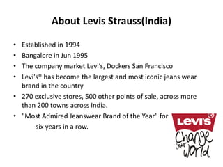 Levi s strauss PPT