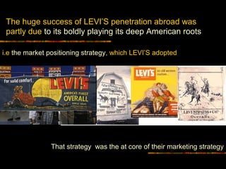 Levi Positioning Matrix Levi's study case: strategic planning | PPT