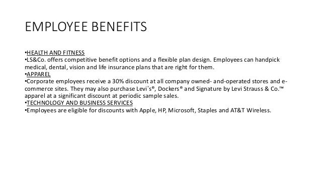 levis employee benefits