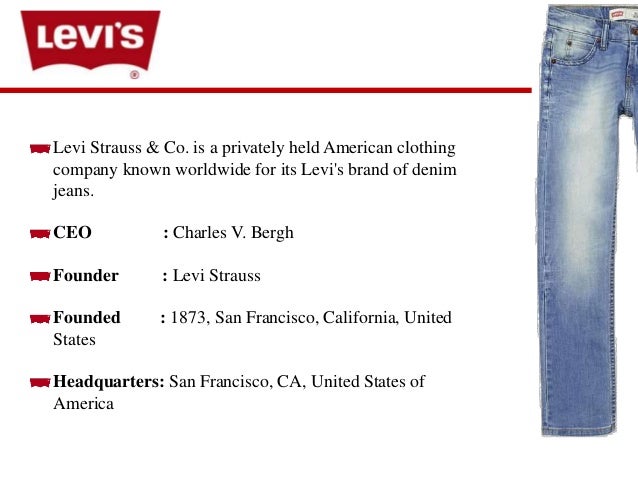 levis manufacturing country