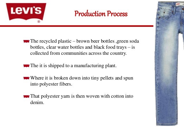 levis recycled plastic jeans