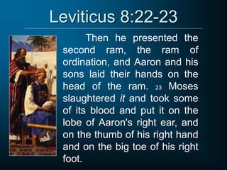 Leviticus: 8 - 15