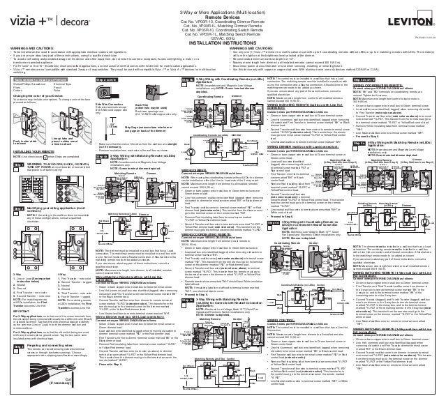Leviton Vp00 R 10z Vp00r