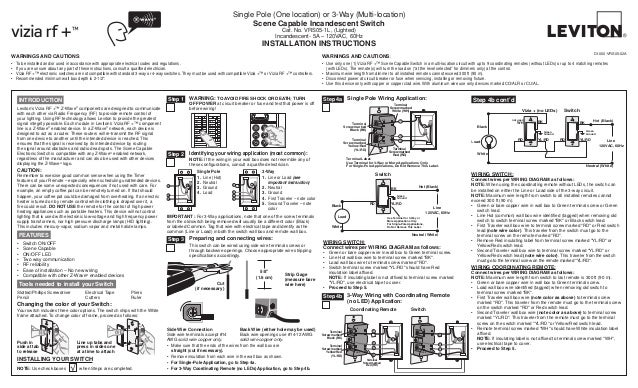 Leviton Vrs05 1 Lz Installation Manual And Setup Guide