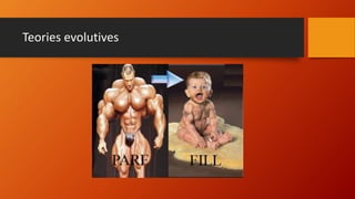 Teories evolutives
 