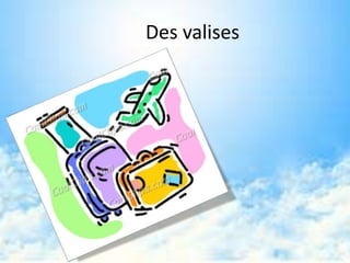 Des valises