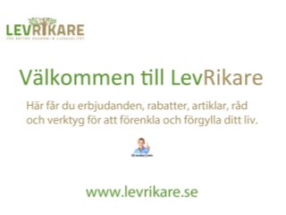 Privatekonomi och livskvalitet - LevRikare.se
