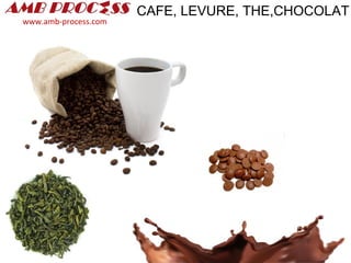 www.amb-process.com
CAFE, LEVURE, THE,CHOCOLAT
 