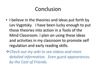 Vygotsky's sociocultural theory wiki cheap