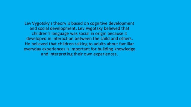 lev vygotsky's theory