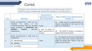 Levy and Exemptions from Customs Duty | PPTX