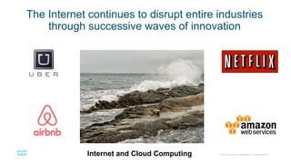 The Internet continues to disrupt entire industries
through successive waves of innovation
Internet and Cloud Computing © ...