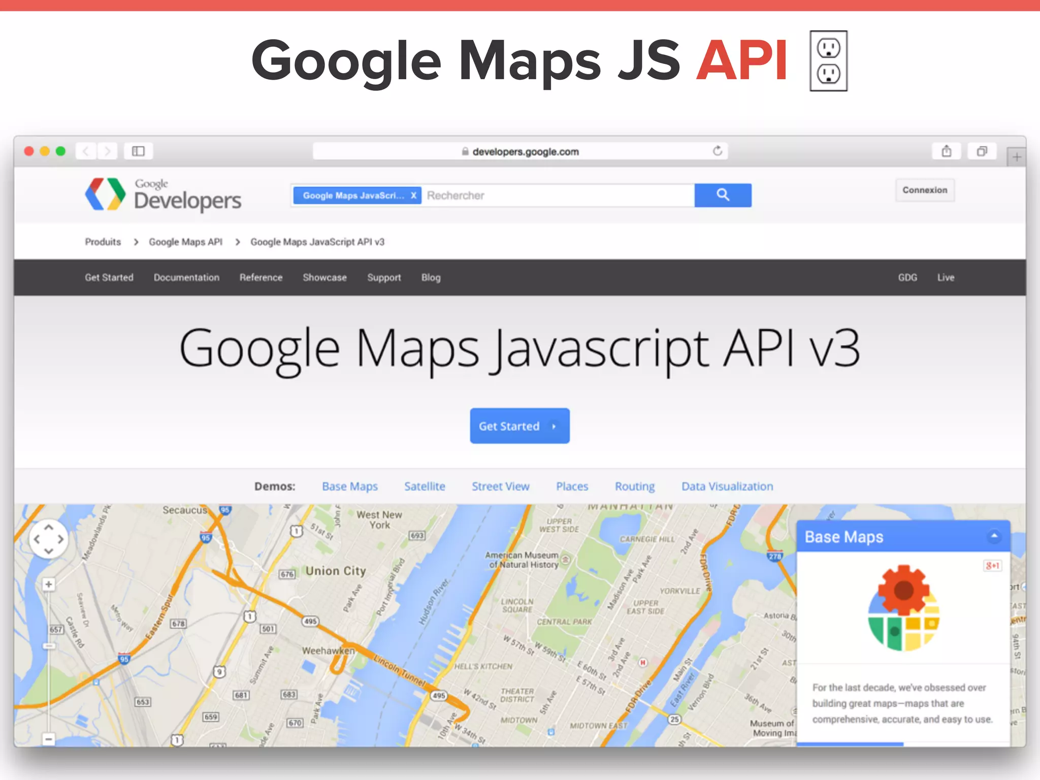 Google Maps JS API
 