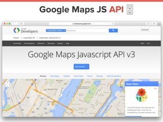 Google Maps JS API
 