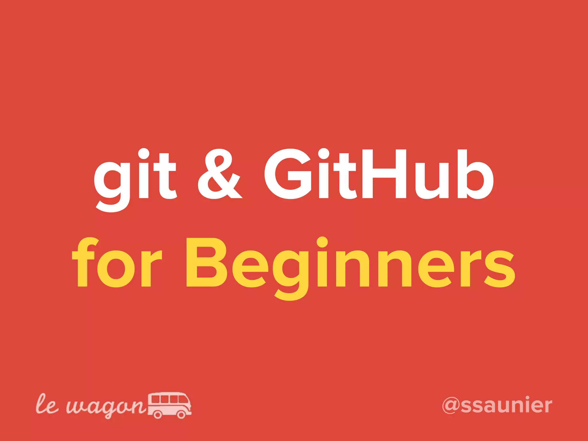 Git & GitHub for Beginners | PPT