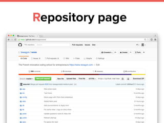 Repository page
 